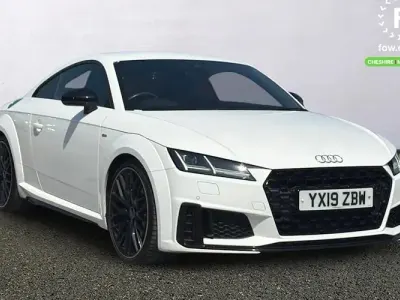 Used Audi TT Black Edition 245 HP (180 kW) 2019 White Coupe