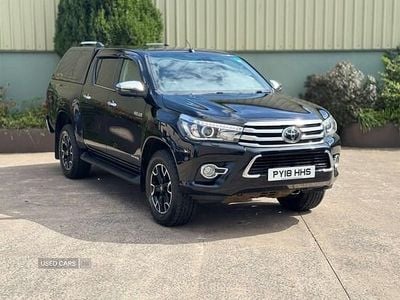 Begagnad Toyota HiLux 150 HK (110 kW) 2018 Svart Pickup