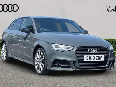 Used Audi A3 Black Edition 147 HP (108 kW) 2019 Grey Sedan