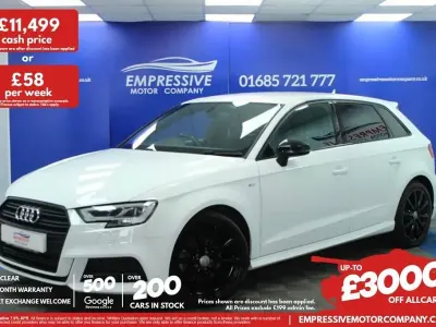 Usado Audi A3 Sportback Black Edition 116 HP (85 kW) 2017 Branco Citadino