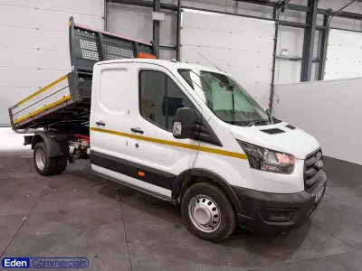 Used Ford Transit 130 HP (95 kW) 2021 White Cabriolet