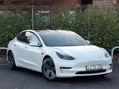 White Used 2020 Tesla Model 3 Long Range AWD Sedan | £17,498 (Fair price)