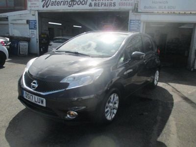 Used Nissan Note Acenta Premium 90 HP (66 kW) 2017 Black Hatchback