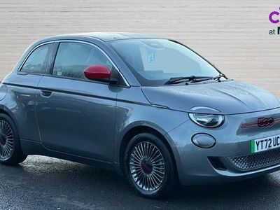 Grey Used 2022 Fiat 500e Red Hatchback | £12,864 (Good price)