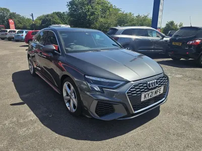 Used Audi A3 S-Line 150 HP (110 kW) 2021 Grey Sedan