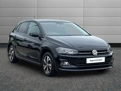 Used VW Polo Match 95 HP (69 kW) 2020 Black Hatchback