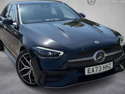 Used Mercedes C300 AMG line 265 HP (194 kW) 2023 Black Sedan