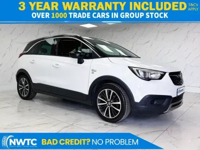 Used Vauxhall Crossland X Elite 81 HP (59 kW) 2018 White SUV