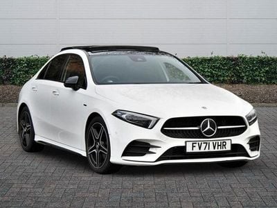 White Used 2022 Mercedes A200 AMG Line Premium Plus Sedan | £22,699 (A bit pricey)