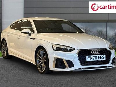 Used Audi A5 Sportback S-Line 150 HP (110 kW) 2020 White Hatchback