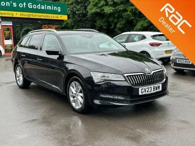 Used Skoda Superb SE Technology 150 HP (110 kW) 2023 Black Estate