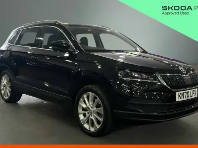 Używany Skoda Karoq SE L 150 KM (110 kW) 2020 Czarny SUV