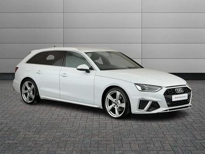 Used Audi A4 S-Line 163 HP (119 kW) 2023 White Estate