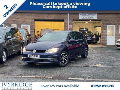 Used VW Golf VII Match 115 HP (84 kW) 2019 Blue Hatchback