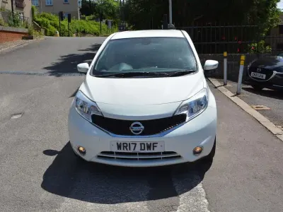 Used Nissan Note S 90 HP (66 kW) 2017 White Hatchback
