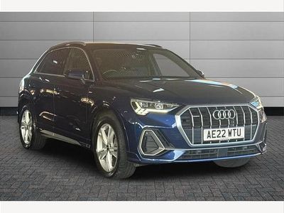 Used Audi Q3 S-Line 190 HP (139 kW) 2022 Blue SUV