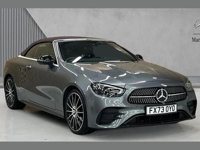 Grey Used 2023 Mercedes E300 AMG line Cabriolet | £34,890 (Expensive)