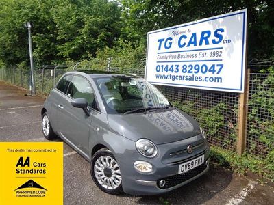Grey Used 2019 Fiat 500 Lounge Hatchback | £6,995 (Fair price)