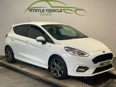 Usado Ford Fiesta ST-Line 140 HP (102 kW) 2017 Branco Citadino