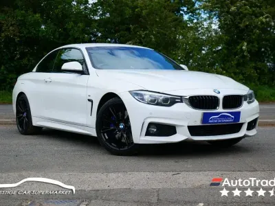 Used BMW 420 Cabriolet M Sport 184 HP (135 kW) 2018 White Cabriolet
