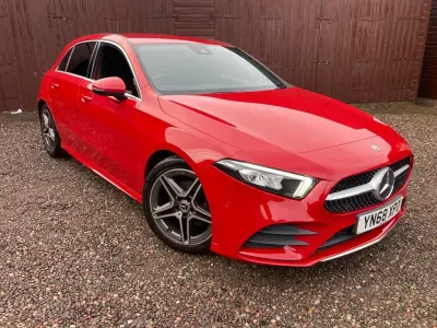 Used Mercedes A180 Executive 136 HP (100 kW) 2018 Red Hatchback