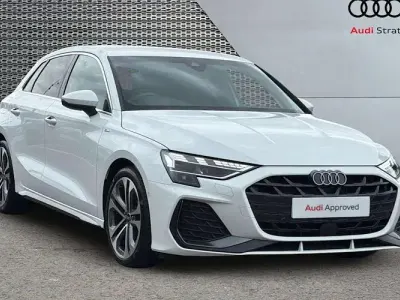 Used Audi A3 Sportback S-Line 150 HP (110 kW) 2025 White Hatchback