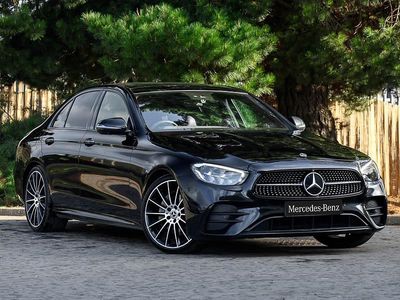 Used Mercedes E200 AMG line 200 HP (147 kW) 2022 Black Sedan