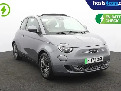 Used Fiat 500e Icon 86 kW (118 HP) 2022 Grey Cabriolet