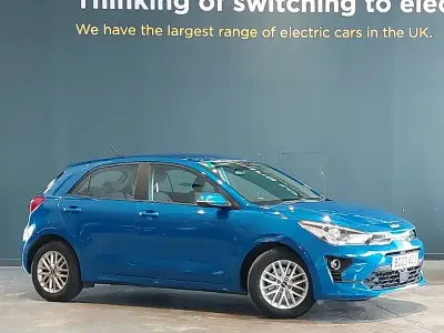Used Kia Rio 2023 Blue Hatchback
