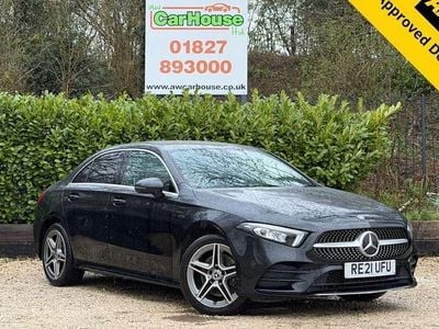 Used Mercedes A250 AMG line 218 HP (160 kW) 2021 Black Sedan