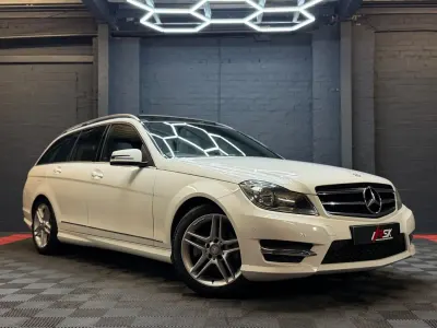 Used Mercedes C220 Sport Edition 2014 White Estate