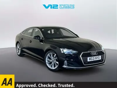 Używany Audi A5 Sport 163 KM (119 kW) 2021 Czarny Coupe