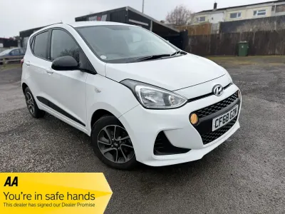 Käytetty Hyundai i10 GO! 66 HP (48 kW) 2019 Valkoinen Viistoperä