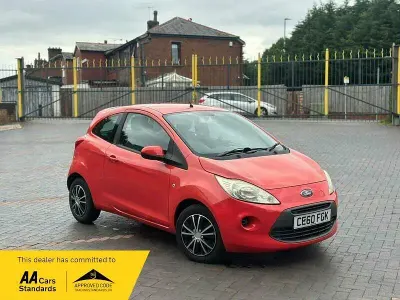 Used Ford Ka 69 HP (50 kW) 2010 Red Hatchback