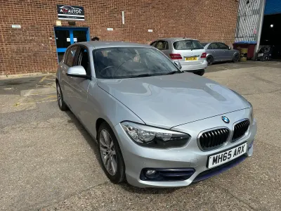 Used BMW 116 Sport Line 116 HP (85 kW) 2015 Silver Hatchback