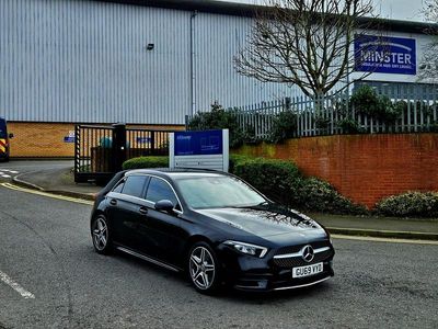 Used Mercedes A200 AMG line 2019 Black Hatchback