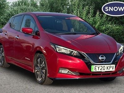 Used Nissan Leaf Tekna 160 kW (218 HP) 2020 Red Hatchback