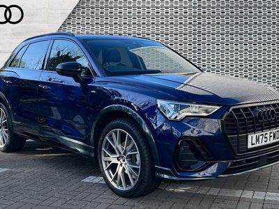 Used Audi Q3 Black Edition 150 HP (110 kW) 2025 Blue SUV