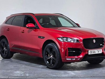 Red Used 2017 Jaguar F-Pace R-Sport SUV | £14,000 (Fair price)
