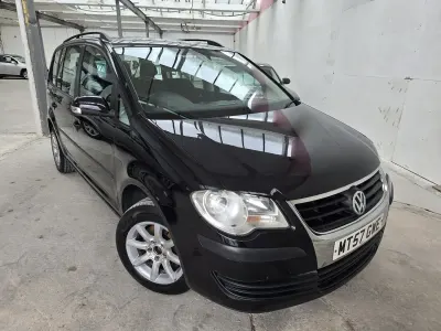 Used VW Touran S 102 HP (75 kW) 2007 Black MPV