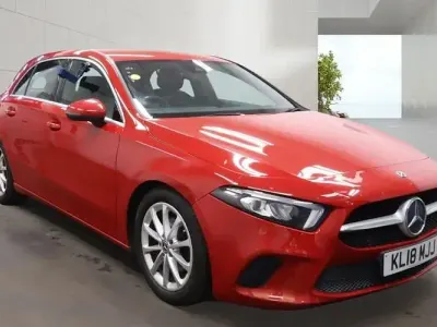 Used Mercedes A180 116 HP (85 kW) 2018 Red Hatchback