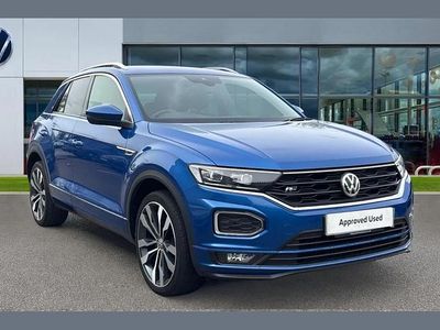 Used VW T-Roc R-line 147 HP (108 kW) 2020 Blue SUV