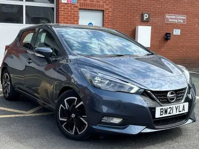 Used Nissan Micra Acenta 92 HP (67 kW) 2021 Grey Hatchback