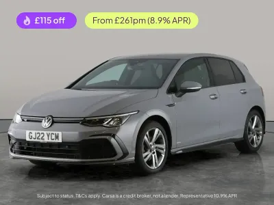 Begagnad VW Golf VIII R-line 150 HK (110 kW) 2022 Grå Halvkombi