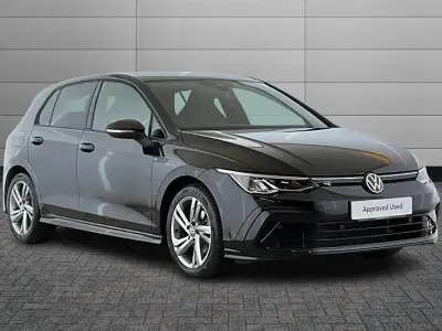 Used VW Golf VIII R-line 150 HP (110 kW) 2022 Black Hatchback