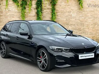 Used BMW 330 M Sport 282 HP (207 kW) 2021 Black Estate