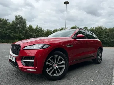 Used Jaguar F-Pace R-Sport 180 HP (132 kW) 2017 Red SUV