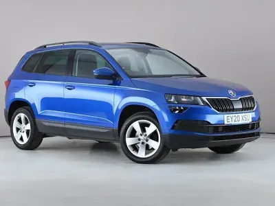 Second-hand Skoda Karoq SE 150 CP (110 kW) 2020 Albastru SUV