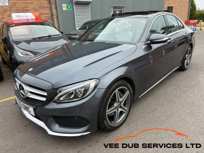 Used Mercedes C220 AMG Line Premium 170 HP (125 kW) 2014 Grey Sedan