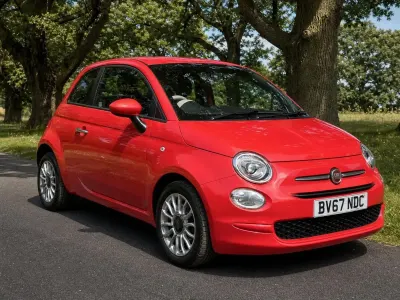 Used Fiat 500 Pop Star 69 HP (50 kW) 2017 Pink Hatchback